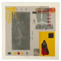 Enrique Cattaneo, Recordando a Rouschenberg, Serigrafía 11 / 20