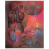 Diego Guzmán, La infinita soledad del sol, Óleo sobre tela