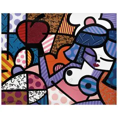 Romero Britto, Untitled, 2006, Impresión digital intervenida con acrílico 42 / 60