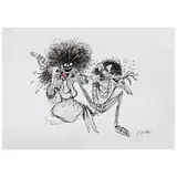 Tim Burton, Untitled, Tinta y acuarela sobre papel