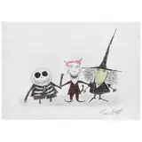 Tim Burton, Untitled, Tinta y acuarela sobre papel