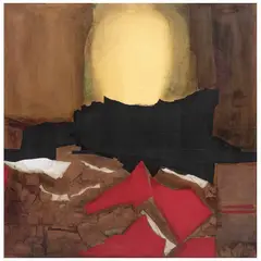 Fitzia, Todo está quieto, 2006, Mixta y collage sobre madera