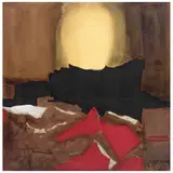 Fitzia, Todo está quieto, 2006, Mixta y collage sobre madera