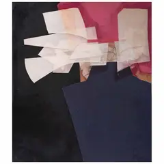 Untitled by Fitzia, Collage y acrílico sobre papel sobre tabla, offered Jun 2024