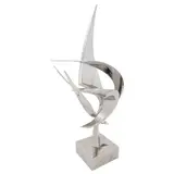 Leonardo Nierman, Untitled, Escultura en acero inoxidable II / VI