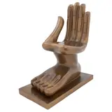 Pedro Friedeberg, Mano-pie, Escultura en resina 7 / 10