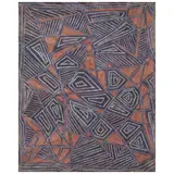 Myra Landau, Ritmo reciclado 2, Óleo y pastel sobre tela