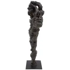 Roberto Cortazar, Un hombre con mujer en la cabeza, 2010, Escultura en bronce 8 / 41