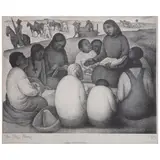 Diego Rivera, Open air school / La maestra rural, Litografía 32 / 100
