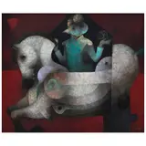 Joselito Sabogal, Paseo efímero, 2023, Óleo sobre tela