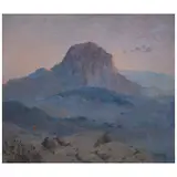 Meditación en el paisaje by Armando García Núñez, Óleo sobre madera, offered Jun 2024