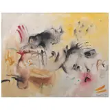 Sergio Hernández, Homenaje a Lilia Carrillo, Tinta y acuarela sobre papel