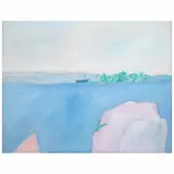Joy Laville, Descanso a la orilla de la playa