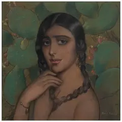 Alfredo Ramos Martínez, Untitled, Pastel sobre papel