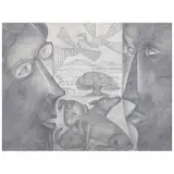 Rodolfo Morales, Untitled, Lápiz de grafito sobre papel