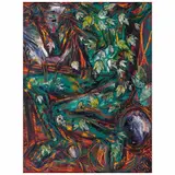 Arnaldo Roche-Rabell, Herido, 1991, Óleo sobre tela