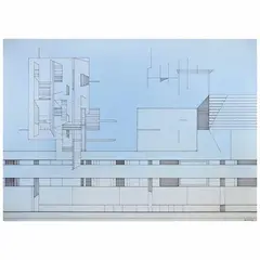 Estación rastreadora No. 3 by Gunther Gerzs, Mixta sobre papel sobre madera, offered May 2024