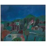 Roger von Gunten, Paisaje de Michoacán (Tacámbaro), Óleo sobre tela