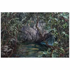 Carlos Rios, Donde nacen las aguas, 2011, Acrílico sobre tela