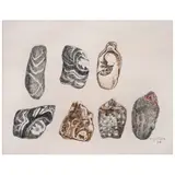 Olga Costa, Piedras, Tinta sobre papel