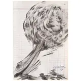 David Alfaro Siqueiros, Boceto, Tinta sobre papel sobre cartón