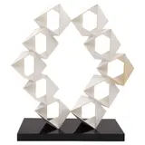 Jesús Mayagoitia, Flor y Canto, Escultura en acero laqueado P / A en base de acero