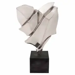 José Sacal, El Plateado, Escultura en baño de plata P / A en base de bronce