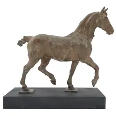 Benito Cerna, Caballo Romano, Escultura en bronce 1 / 9 en base de acero