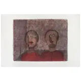 La pareja de la serie Tamayo 90 Aniversario by Rufino Tamayo, 1989, Litografía 74 / 110, sold Mar 2024