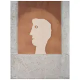 Rufino Tamayo, Cabeza en la ventana, de la serie Rufino Tamayo 16 aguafuertes, 1976, Grabado al aguafuerte HC 9 / 10