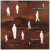 Alejandro Pintado, Reflexión durante un viaje, 2000, Óleo y cera sobre madera