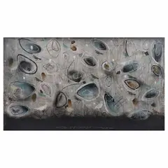 Amador Montes, Piedras, 2012, Mixta sobre tela