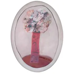 Joy Laville, Mis flores, Óleo sobre tela