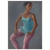 Arnold Belkin, Retrato de Esperanza, 1952, Óleo sobre tela