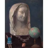 La Vierge folle by Ángel Zárraga, 1930, Óleo sobre madera, offered Mar 2024