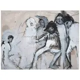 Francisco Corzas, Untitled, Gouache y carboncillo sobre papel