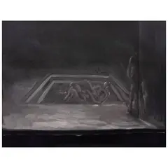 Fernando Leal Audirac, Cripta, Óleo sobre tela