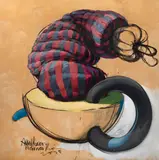 Ángel Ricardo Ríos, Untitled, 2008, Óleo y carboncillo sobre tela