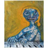 Lalo Sánchez del Valle, The Mozart Brothers, Mixta sobre tela