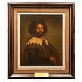Juana Lazcano Marban, Reproducción de "Retrato de Juan de Pareja" de Diego Velázquez, Óleo sobre tela