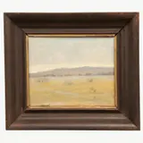 Anónimo, Paisaje, Óleo sobre tela