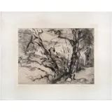 Jean Lombard, Untitled, Grabado a la punta seca 8 / 30