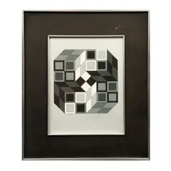 Victor Vassarely, Untitled, Serigrafía FV 42 / 50