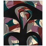 Marco Antonio Trovamala, Los vitrales, 1988, Acrílico sobre tela sobre triplay