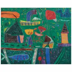 Rubén Leyva, Untitled, Óleo sobre tela