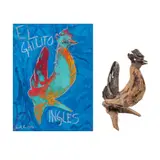 Emiliano Gironella Parra, Gallito inglés, 2023, Mixta sobre placa de acrílico