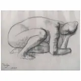 Untitled by Francisco Zúñiga, 1977, Carboncillo sobre papel, offered Jan 2024