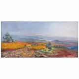 Hermenegildo Sosa, Nuestra madre tierra vista de un lugar llamado Tlaxcala, Óleo sobre tela