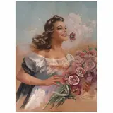 Eduardo Cataño, Amapolas mexicanas, Pastel sobre papel