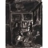 Alberto Gironella, Untitled, Tinta sobre papel